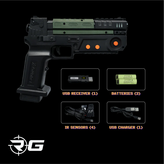 Retro Gunner 8-Bit Arcade Style Action Figure