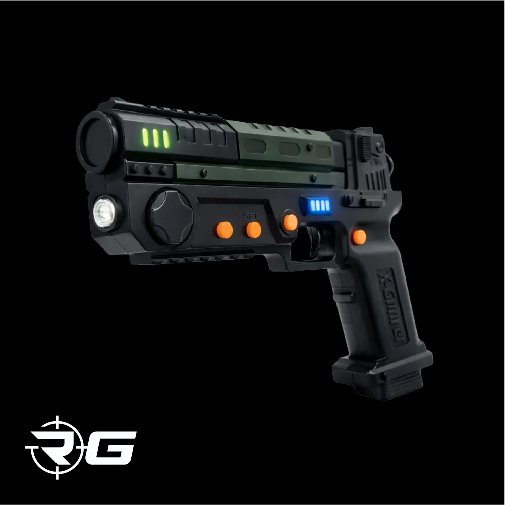 Retro Gunner 8-Bit Arcade Style Action Figure
