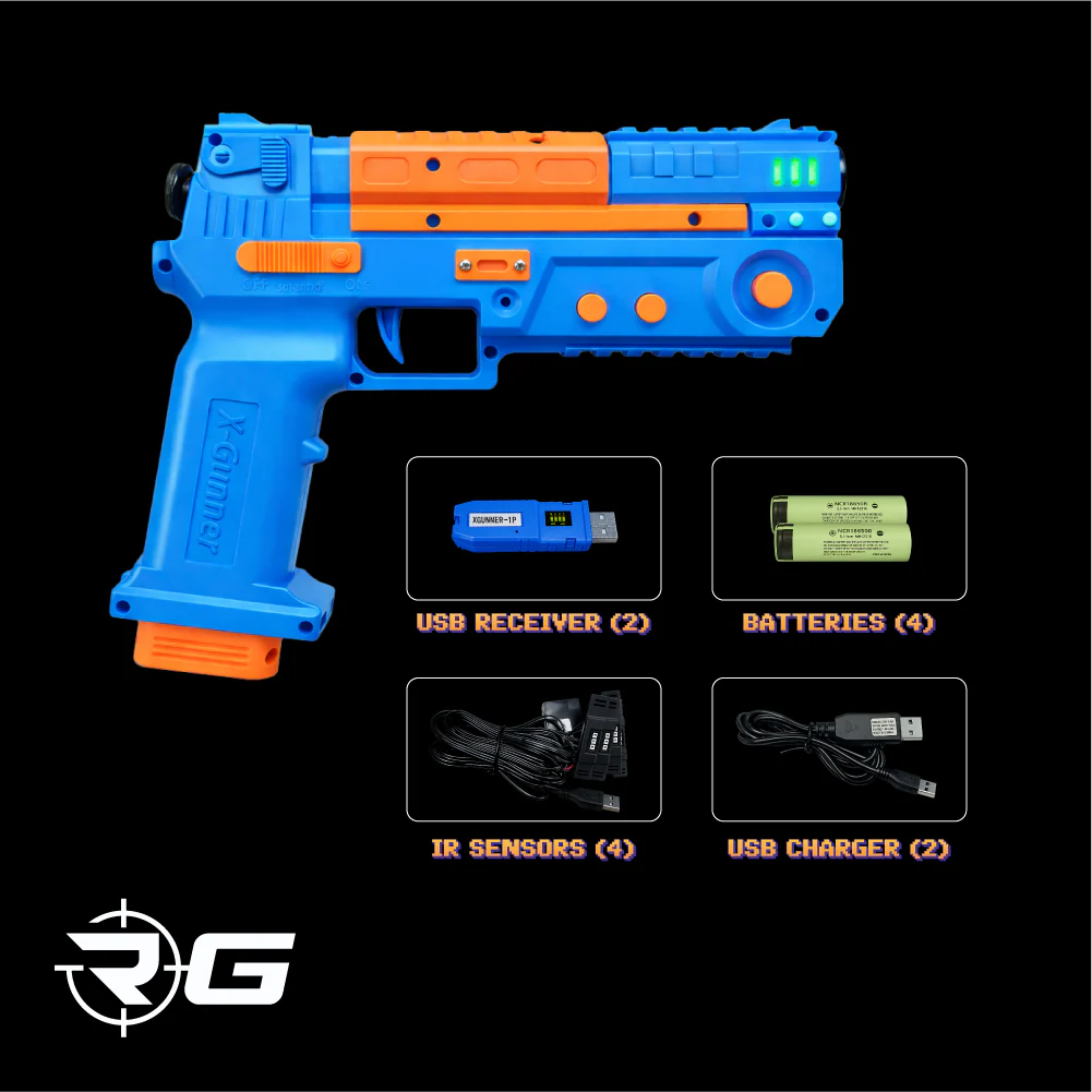 Retro Gunner 8-Bit Arcade Style Action Figure