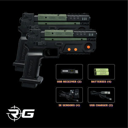 Retro Gunner 8-Bit Arcade Style Action Figure