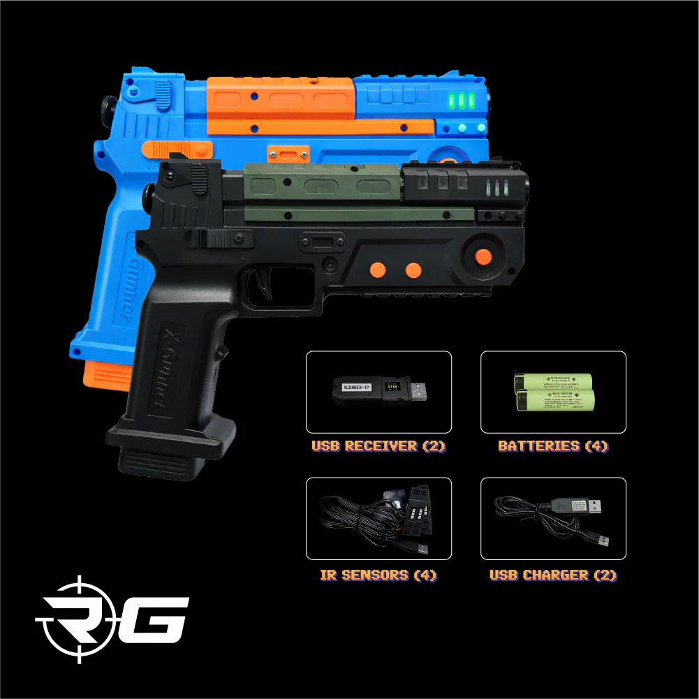 Retro Gunner 8-Bit Arcade Style Action Figure